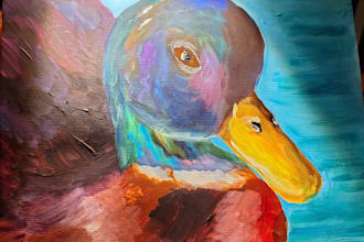 paint an acrylic painting for you