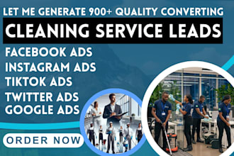 generate 800 cleaning leads cleaning company leads carpet cleaning facebook ads