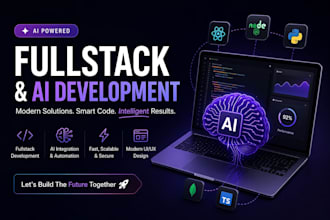 build scalable fullstack web app with react node and ai