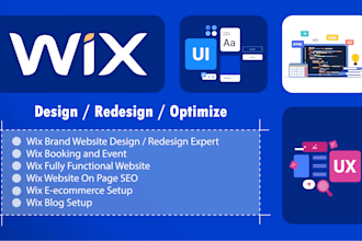 design and redesign wix website that stands out form your competitors