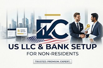 guide you on US llc, ein and business bank account setup