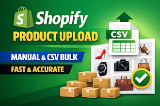 add or upload products to shopify stores manually or via CSV bulk upload