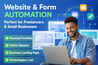 build a modern website for your company portfolio page