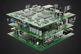 create 3d pcb exploded view and reverse engineer pcb design