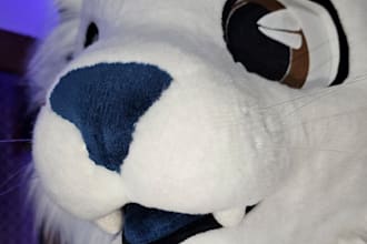 create custom fursuit  head  furry costume fursona suit  partial fursuit digitig