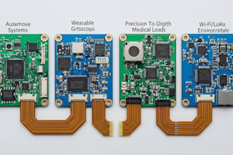 design rigid flex pcb for automotive, wearable, medical and iot devices