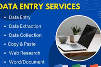 excel, form filling, invoices, spreadsheet and handwritten notes data entry