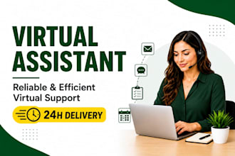 be your virtual assistant for admin tasks and support