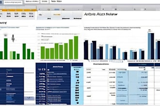 create excel dashboard, charts, graphs and pivot tables