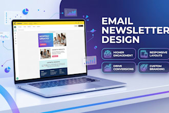 design modern email newsletter and email marketing template