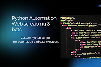 create custom python scripts  and automation tools