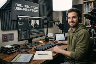 edit long videos youtube, twitch vods, more