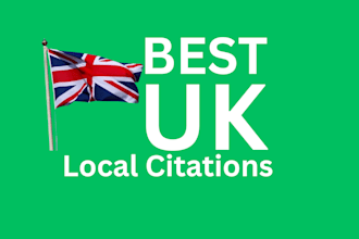 build 30 uk local business citations for local seo