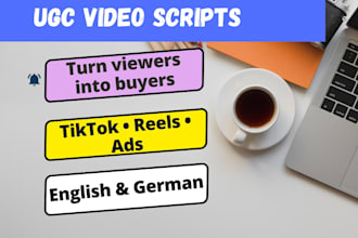 write high converting ugc scripts for tiktok ads and reels