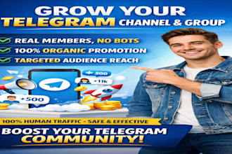 telegram promotion, telegram channel or group promotion, telegram marketing