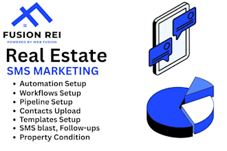 setup, run SMS campaigns on fusion rei and make templates