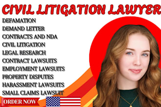 draft lawsuits, small claims, and civil litigation documents
