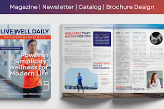 design premium editorial magazines, catalogs, and brochures in canva