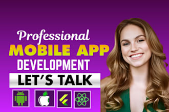develop mobile app for android and ios