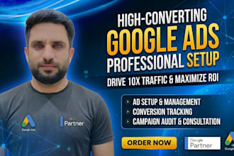 be your google ads expert to setup and manage PPC campaigns