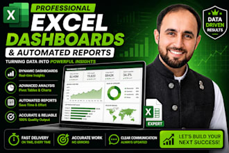 create automated excel dashboards and reports