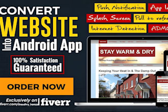 convert website to app using webview
