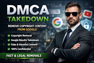 remove copyright infringement content with dmca takedown from google