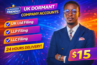 file uk ltd, llp and llc dormant company accounts to company house, non resident