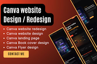 canva landing page canva website design canva website canva