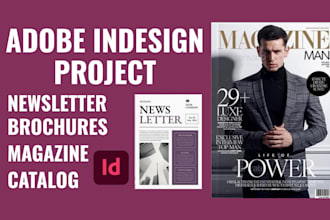 design redesign newsletter, brochure, magazine, product catalog, book formatting