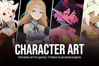 do character design,reference sheet for your oc, vtuber