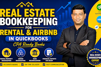 do real estate bookkeeping for rental and airbnb in quickbooks CPA ready