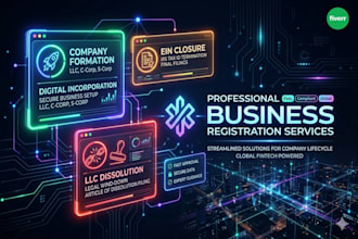 dissolve llc, close ein, and handle company formation and registration