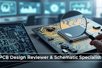 review your pcb design and schematic for errors and optimization