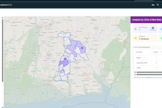build an interactive web map using leaflet or mapbox
