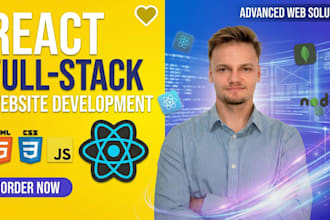 build a responsive react fullstack website