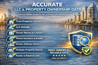 do real estate skip tracing for property owners and llcs