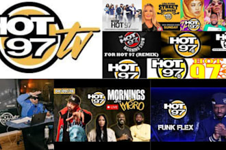officially do a radio promotion for your song on hot 97 radio