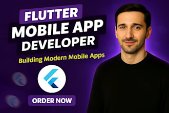 develop professional flutter mobile app for ios and android