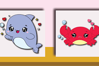 draw cute kawaii illustrations