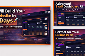 do website development react developer saas website