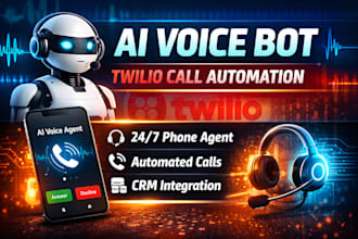 build ai voice bots and twilio call automation systems