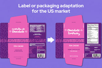 adapt your product label or packaging for the US market