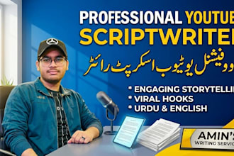 write engaging youtube scripts and viral video content
