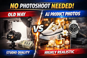 create realistic ai product photos without photoshoot