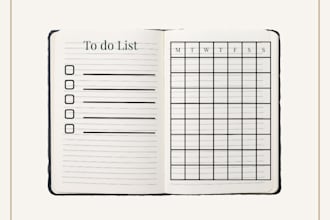 personalised planner to keep your week on track