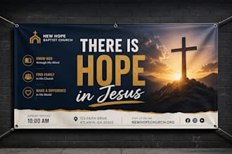 design modern church flyers and poster in 24hrs