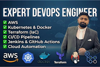 implement full devops, cicd pipelines and docker, kubernetes and terraform