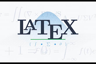 typeset, edit, and format your document or research in latex