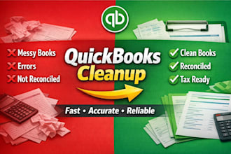 clean up and catch up your quickbooks online bookkeeping